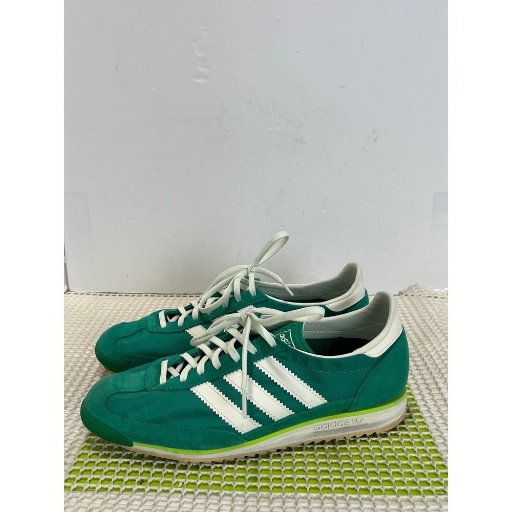 Adidas SL 72 OG Sneakers JQ7397 Womens 8 green white Suede nylon